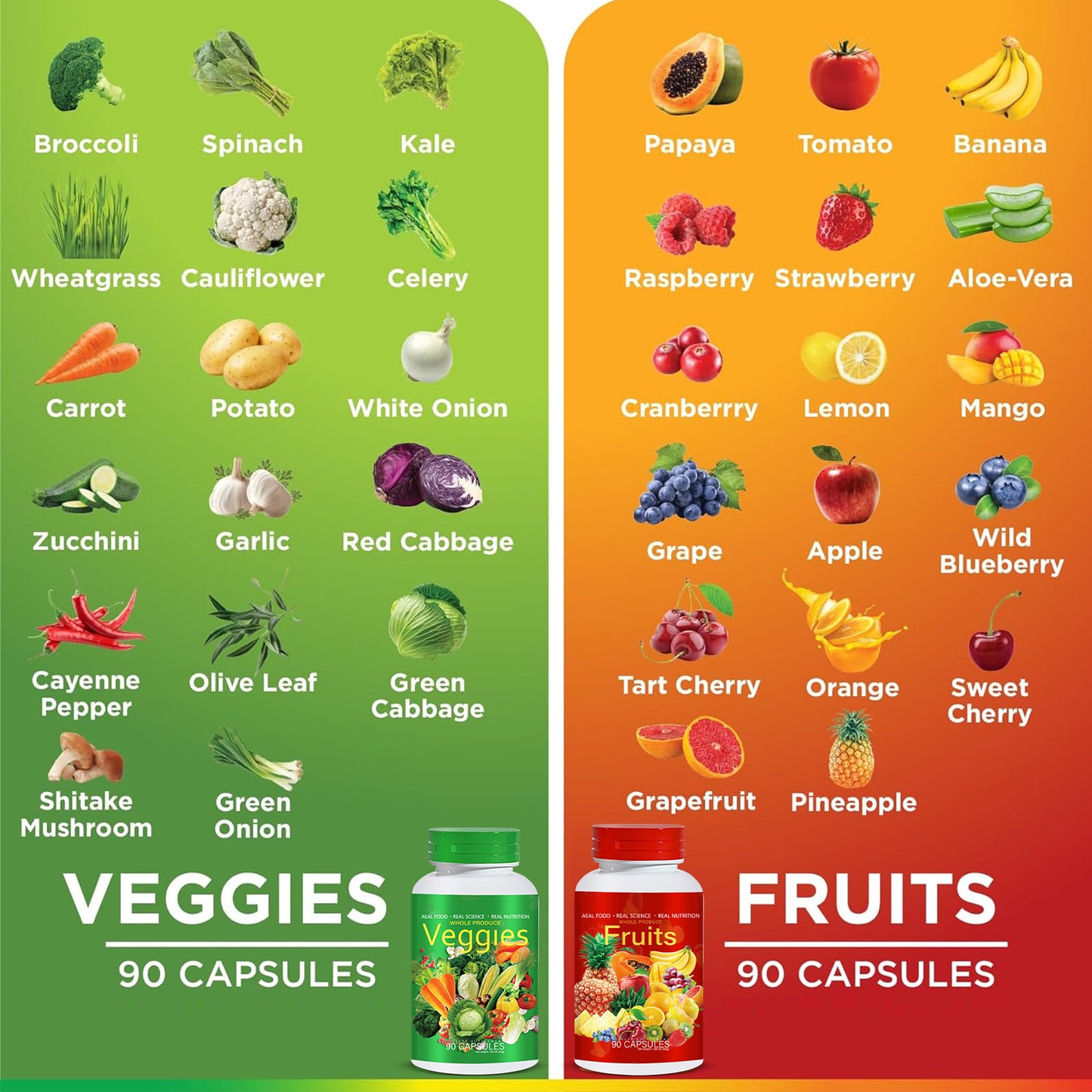 Capsules Molles Fruits & Légumes D3+K2