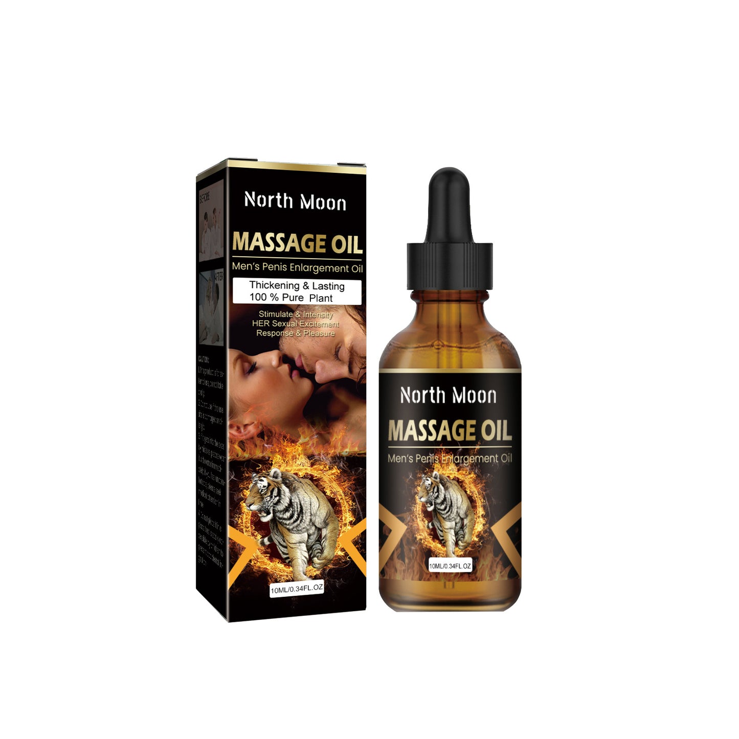 Huile Massage Masculine - Vitalité & Circulation Naturelle 10ml