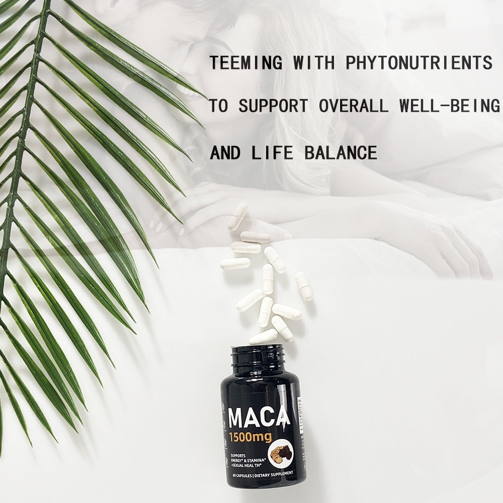 Capsules Maca Péruvienne - Énergie Vitalité Naturelle 60 Capsules