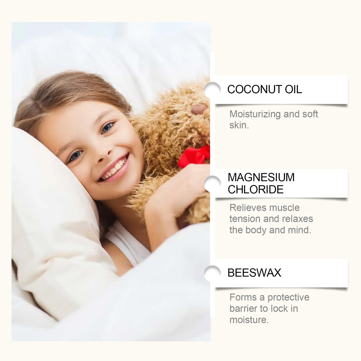 Crème Magnésium Enfants - Sommeil Naturel & Peau Douce 100ml