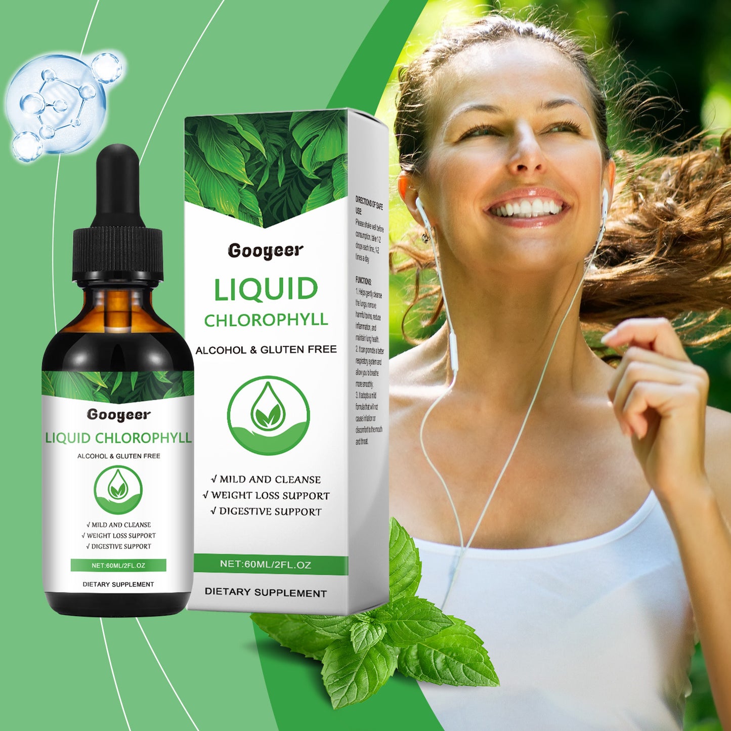 Chlorophylle Liquide Détox – Vitalité & Équilibre Naturel 60ml