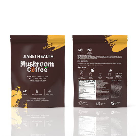 Café Noir aux Champignons Adaptogènes - Mycothérapie 180g