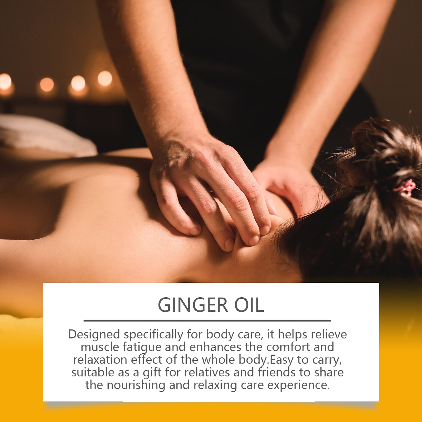 Huile Massage Gingembre - Raffermissant Anti-Âge Naturel 50ml