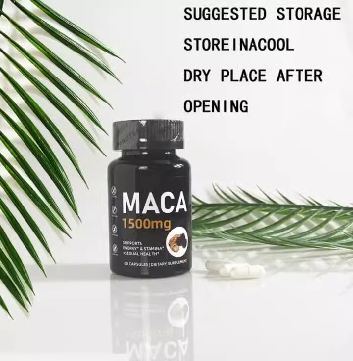 Capsules Maca Péruvienne - Énergie Vitalité Naturelle 60 Capsules