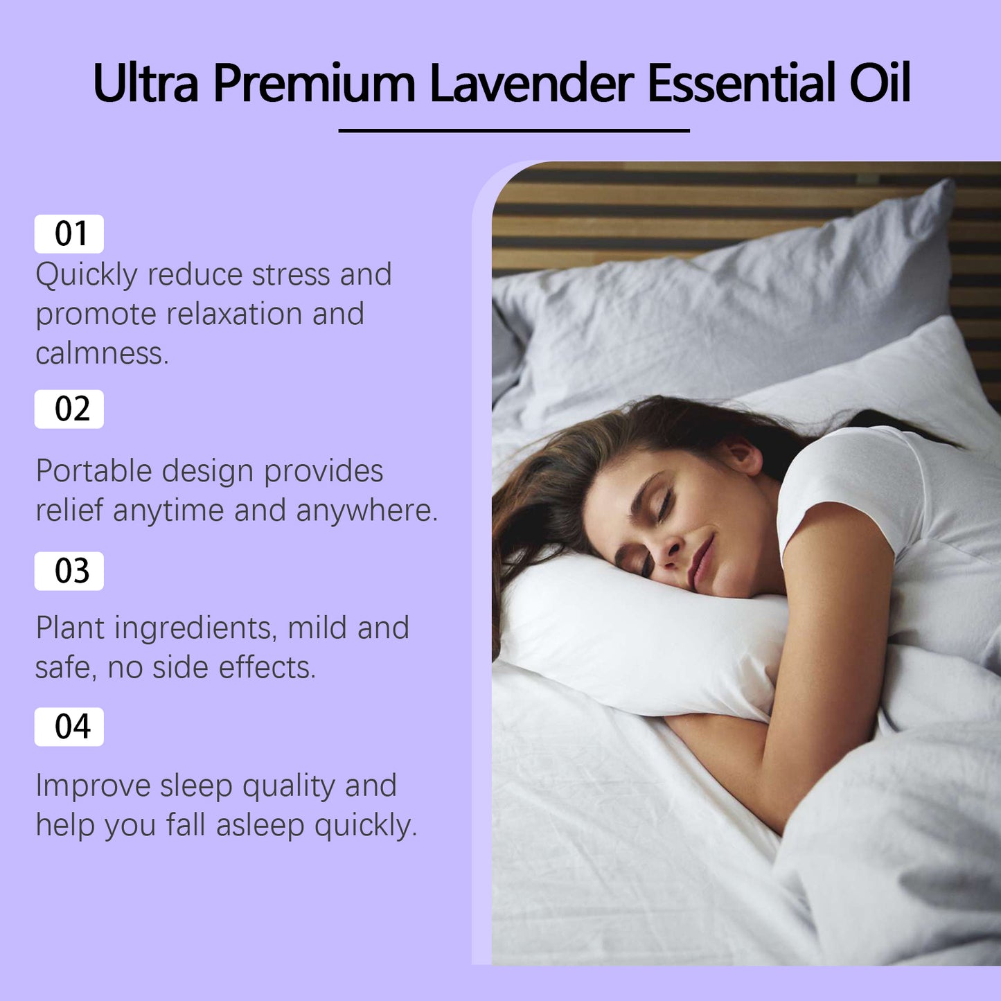 Huile Essentielle Lavande Sommeil - Relaxation Naturelle 10ml
