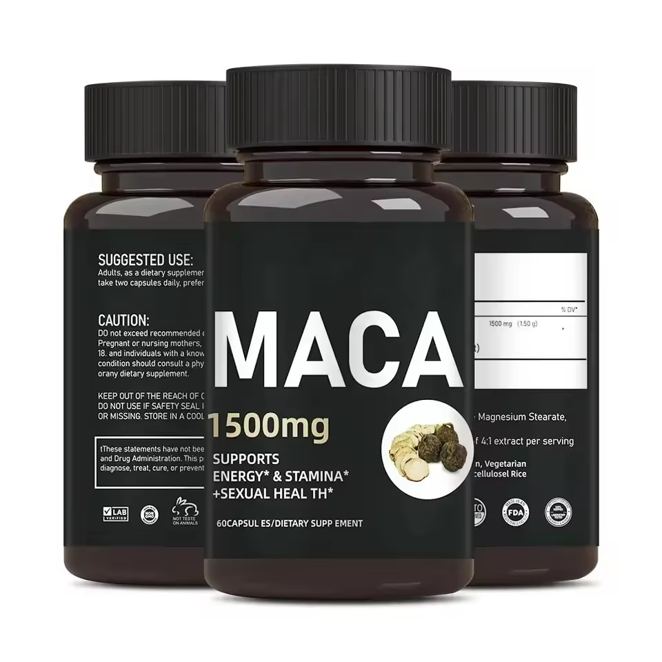 Capsules Maca Péruvienne - Énergie Vitalité Naturelle 60 Capsules