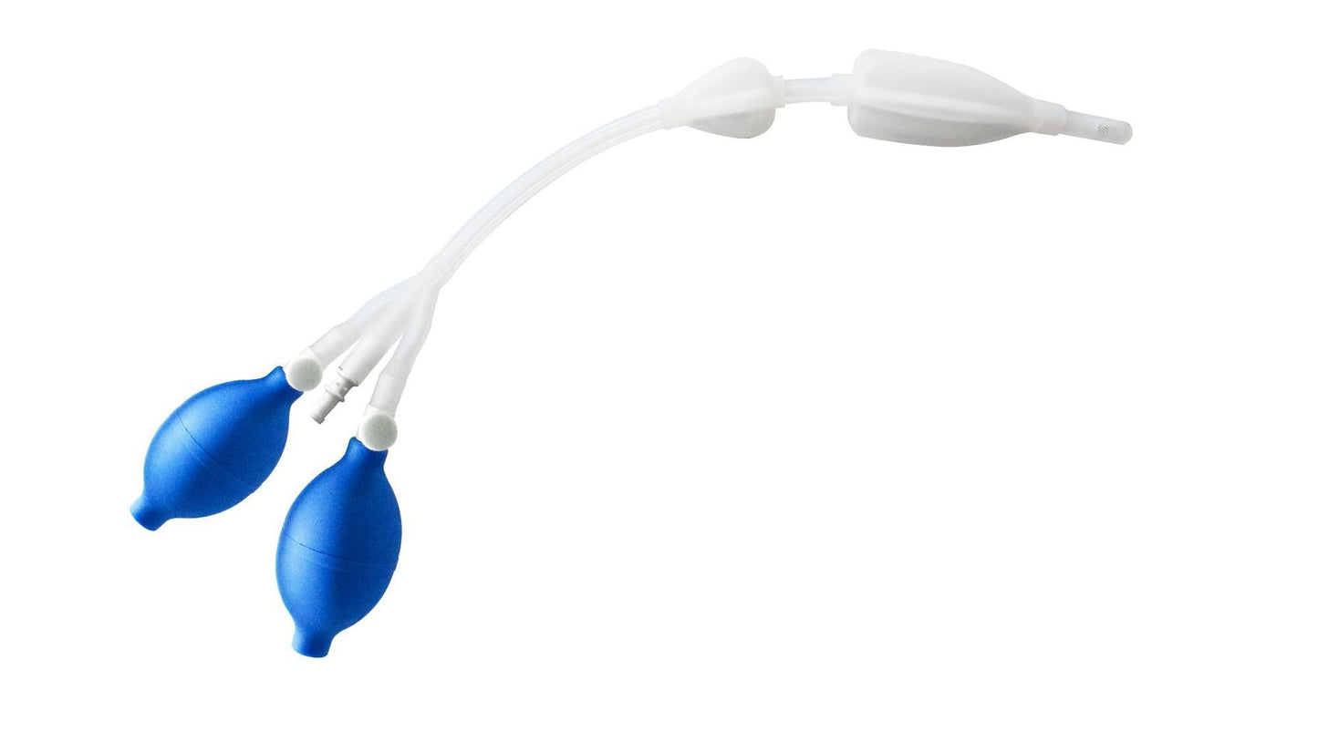 Poire à Lavement en Silicone - Système de Nettoyage Double Bulbe