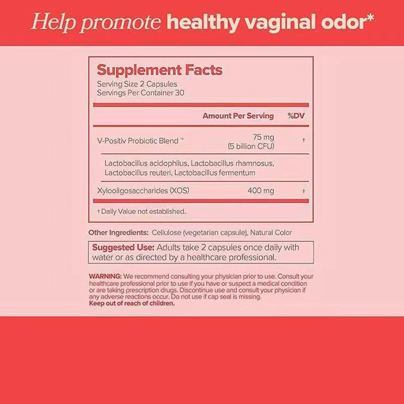 Probiotiques Vaginaux - Équilibre pH & Flore Intime 60 Capsules