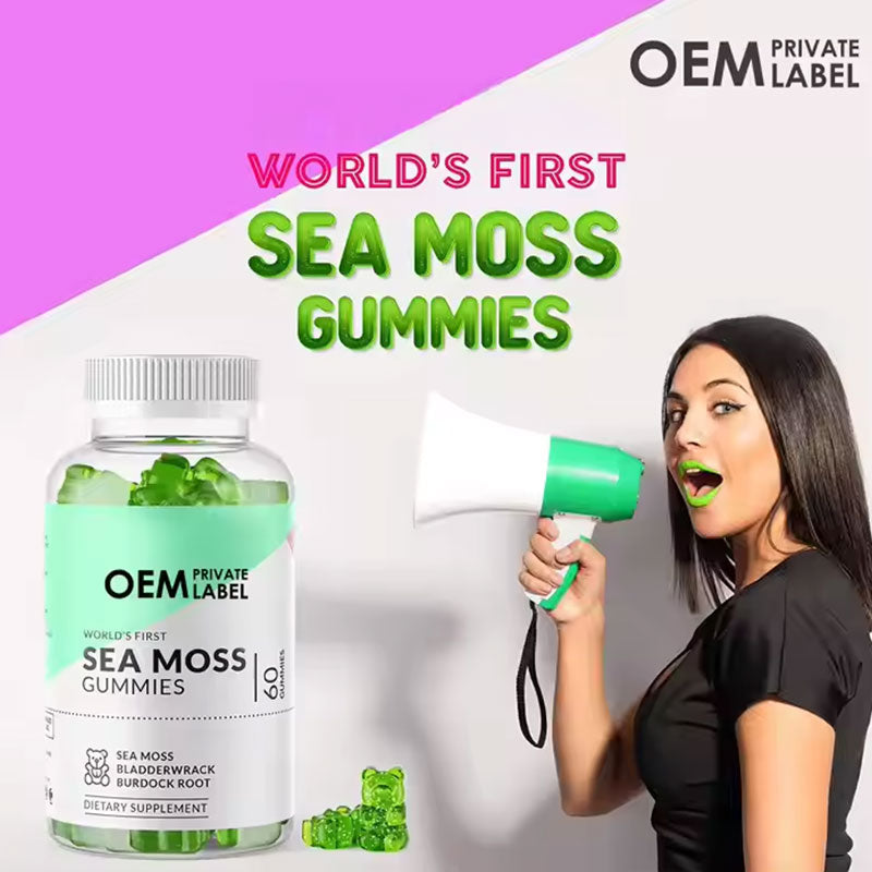 Gummies Algues Irlandaises - Superaliment Marin Pomme Verte 60 pièces