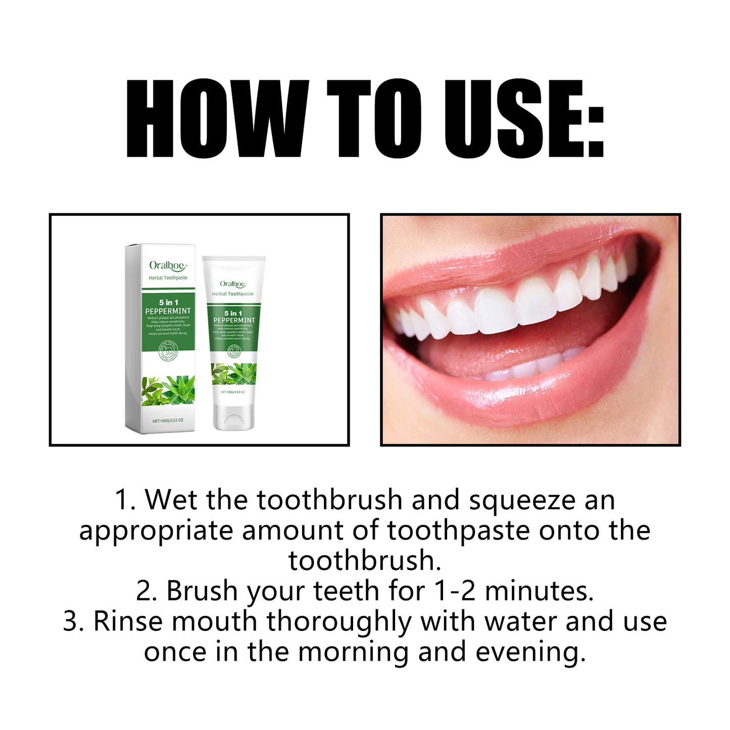 Dentifrice Aloe Vera Réglisse - Soin Naturel Anti-Caries 100ml