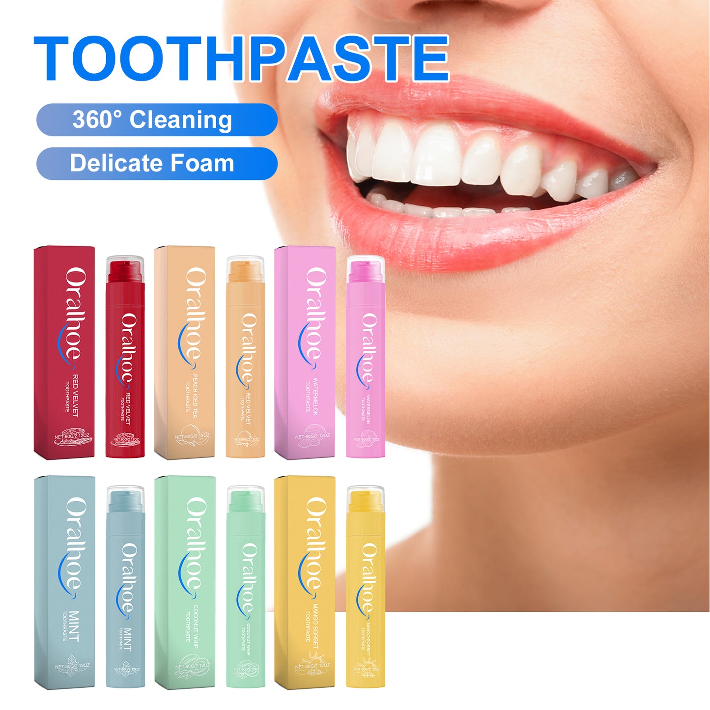 Dentifrice Pastèque - Soin Dentaire Gourmand Anti-Caries 100ml