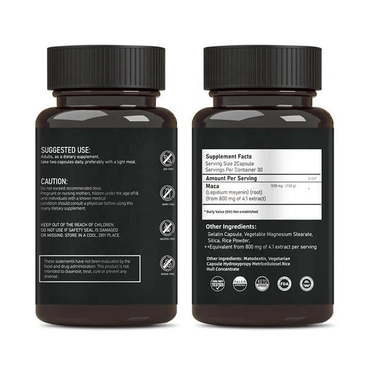 Capsules Maca Péruvienne - Énergie Vitalité Naturelle 60 Capsules