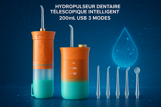 Image améliorée de l'Hydropulseur Dentaire Télescopique Intelligent