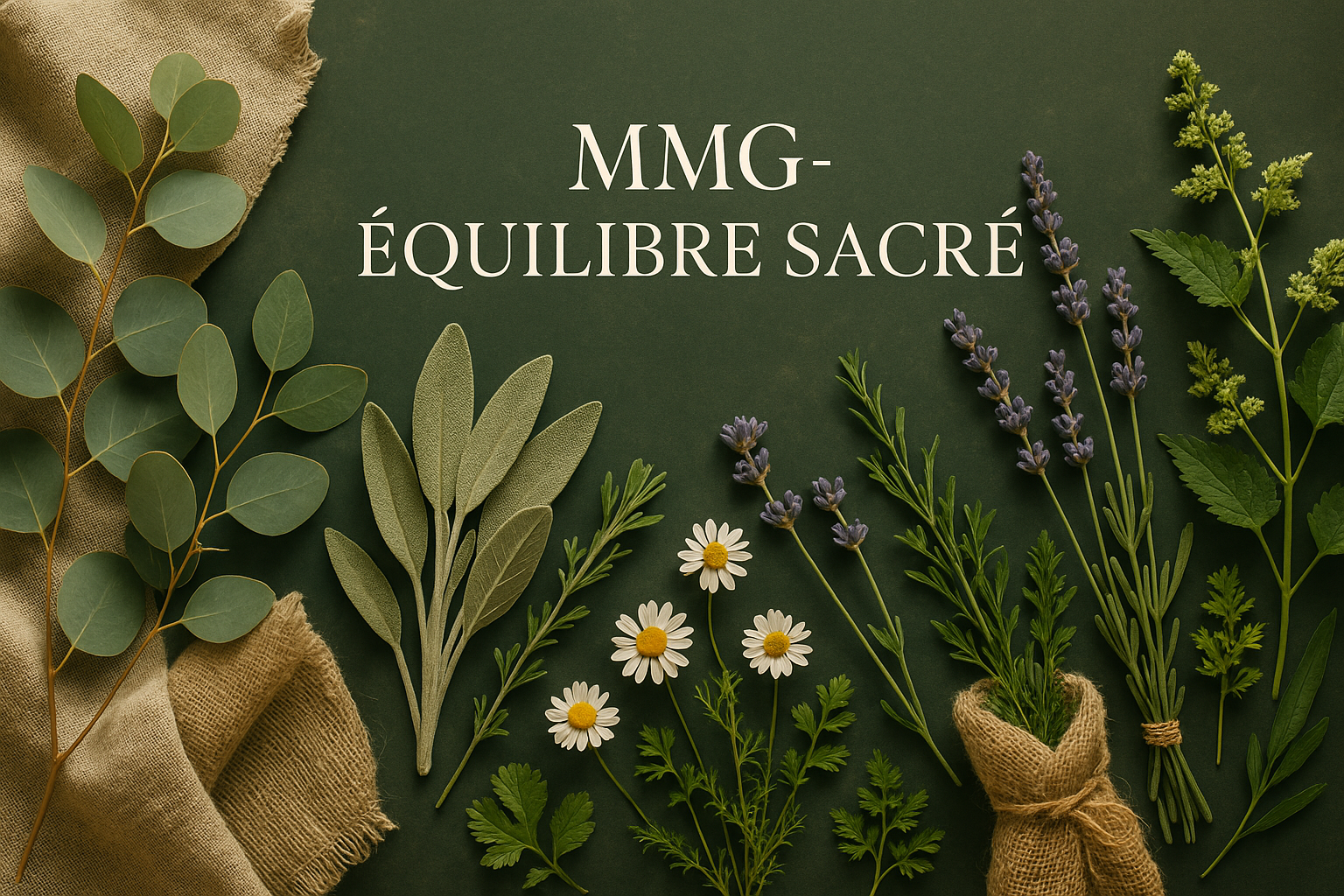 Image avec plantes naturelles pour MMG-Équilibre Sacré