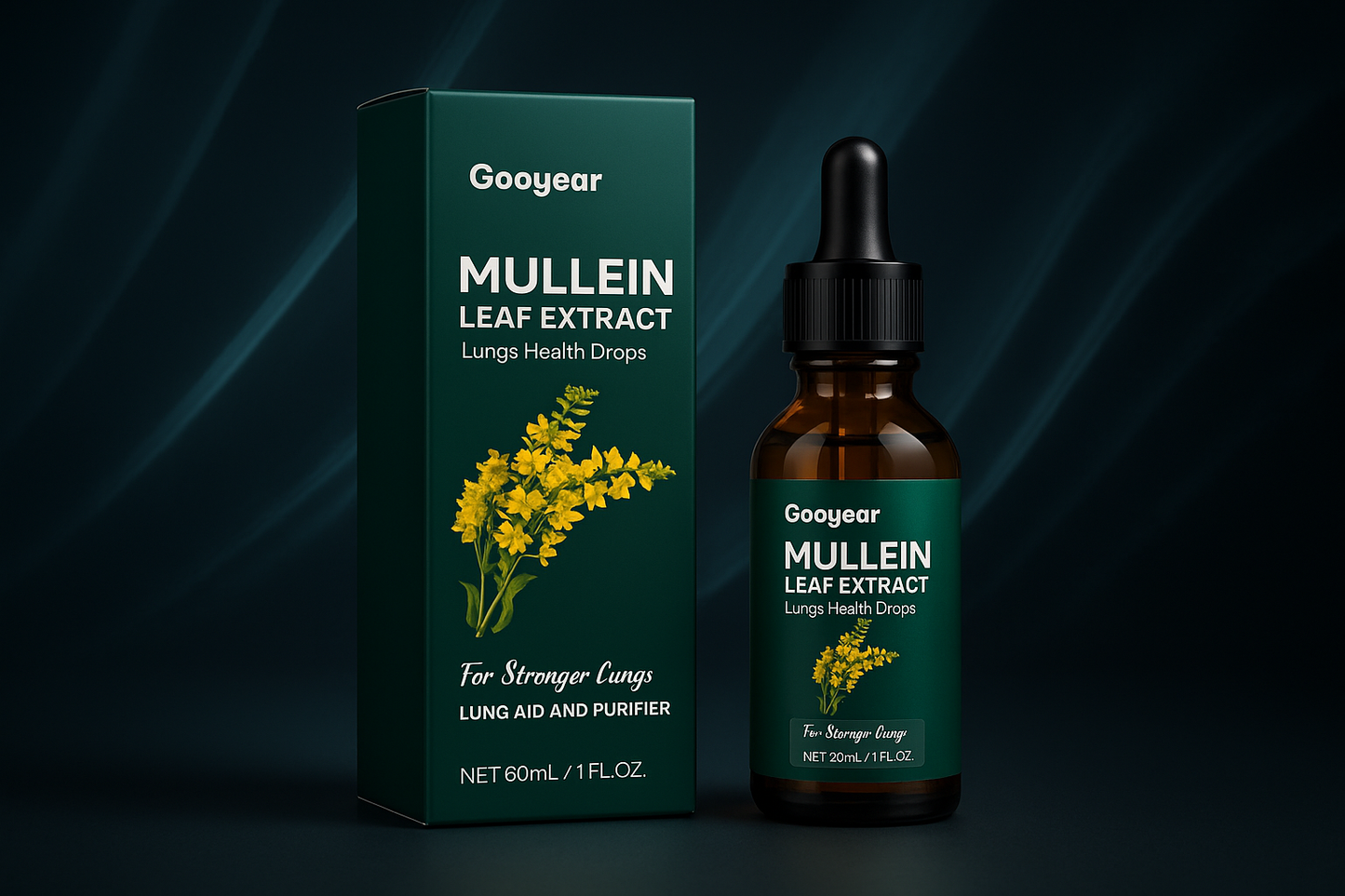 Gouttes Santé Pulmonaire - Image Premium Habillée