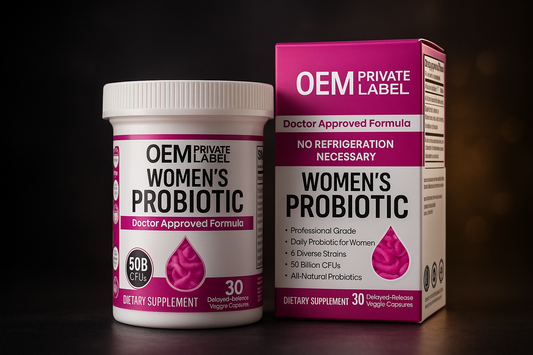 Capsules Probiotiques - Arrière-plan Premium