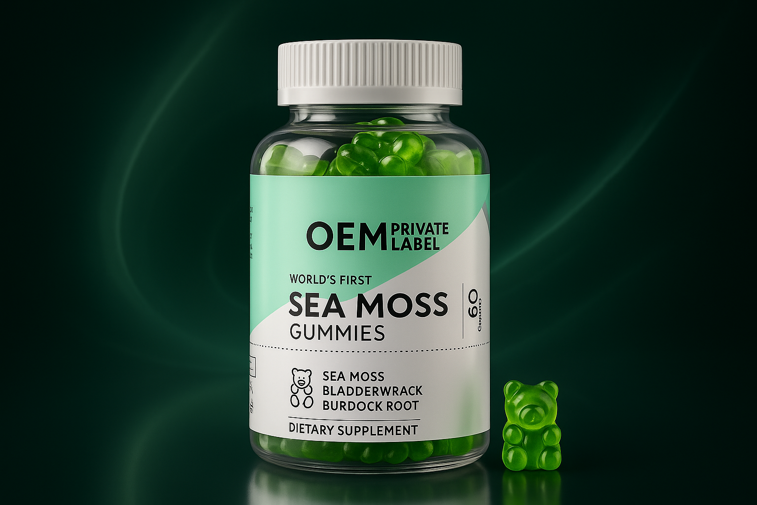 Gummies Algues Irlandaises - Arrière-plan Premium