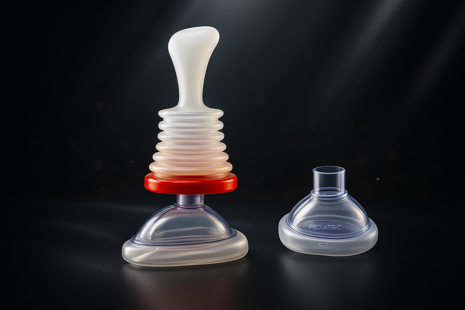 Masque Premiers Secours Respiratoire - Arrière-plan Premium