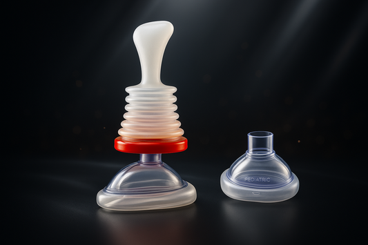 Masque Premiers Secours Respiratoire - Arrière-plan Premium