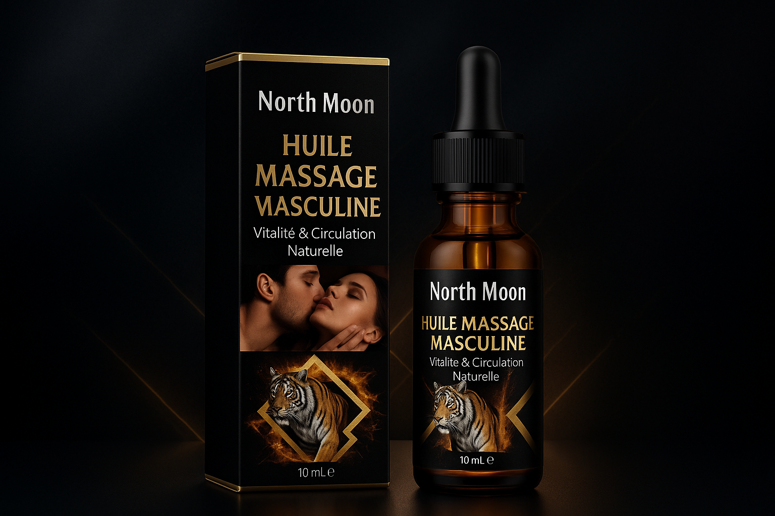 Huile Massage Masculine - Arrière-plan Premium